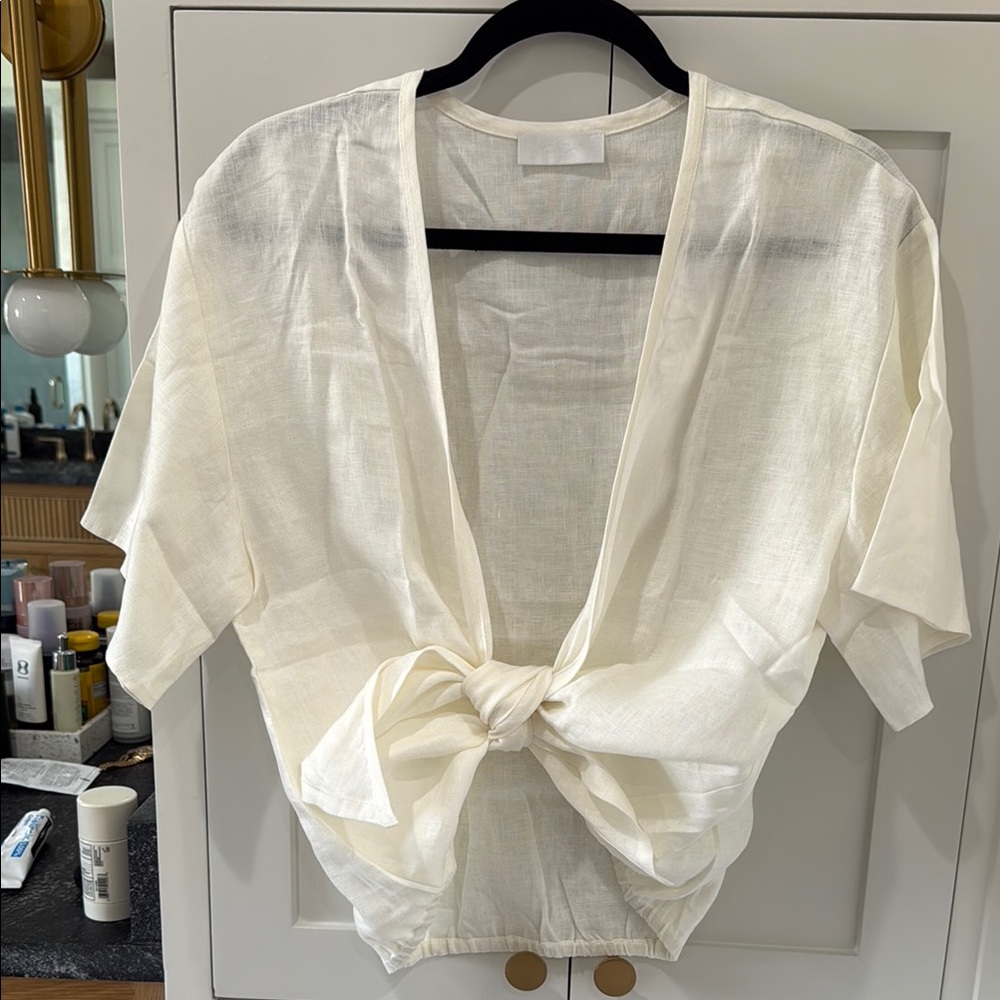 Mondays Swimwear Linen Top (New w/out tags)